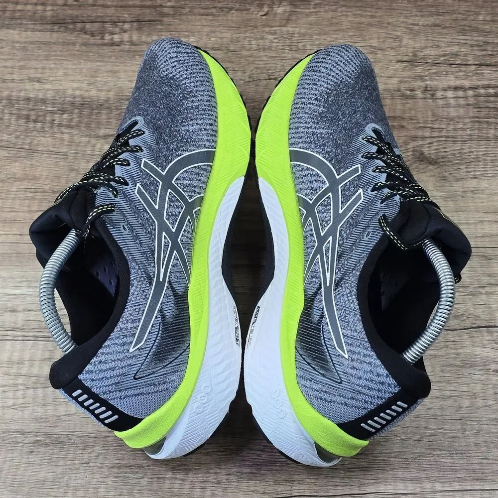 Asics GT 2000 10 Men's Size 9 Gray Black Green Running Shoes 1011B185